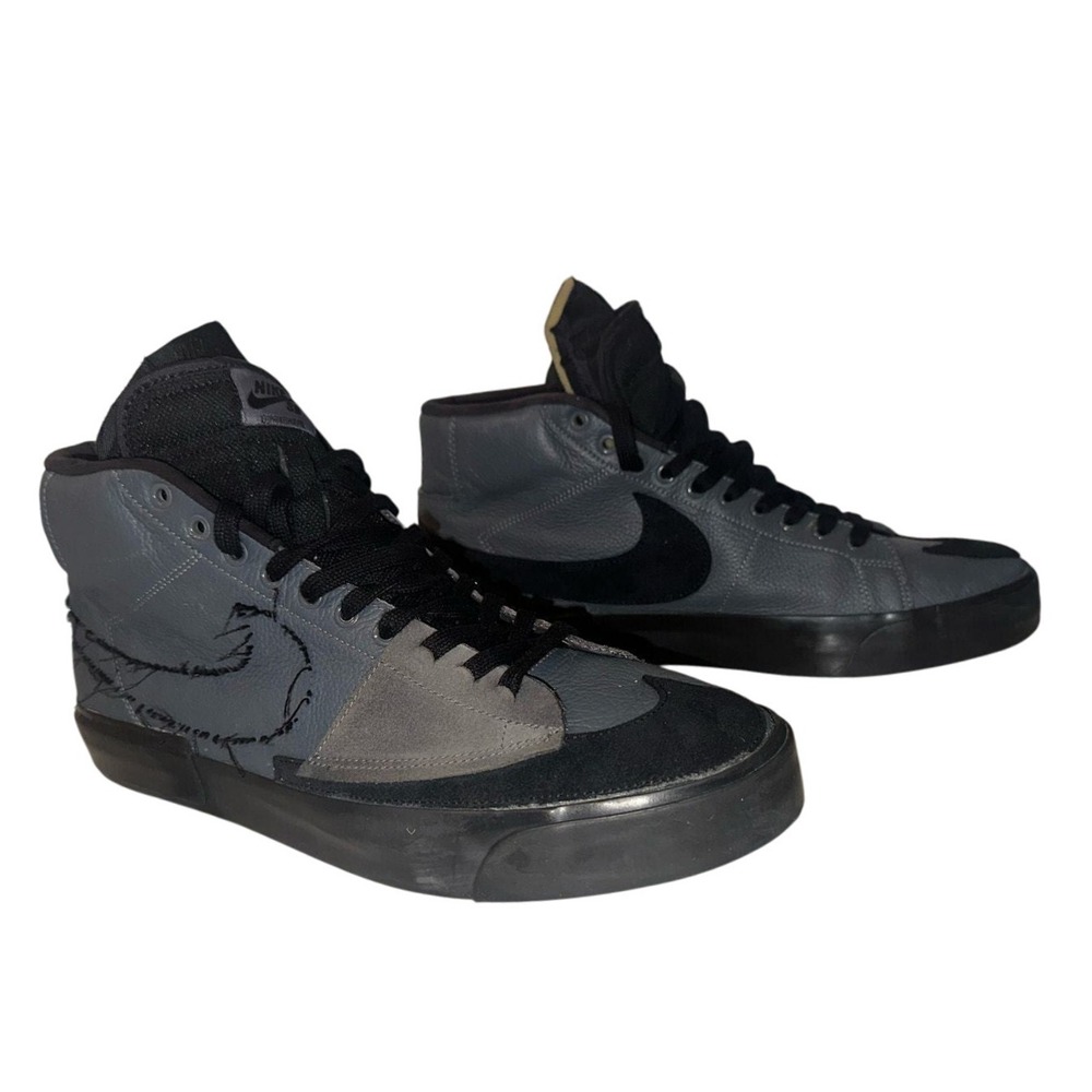 Size 14 NIKE SB ZOOM BLAZER MID EDGE L IRON‎ GREY-BLACK-BLACK DA2189-001